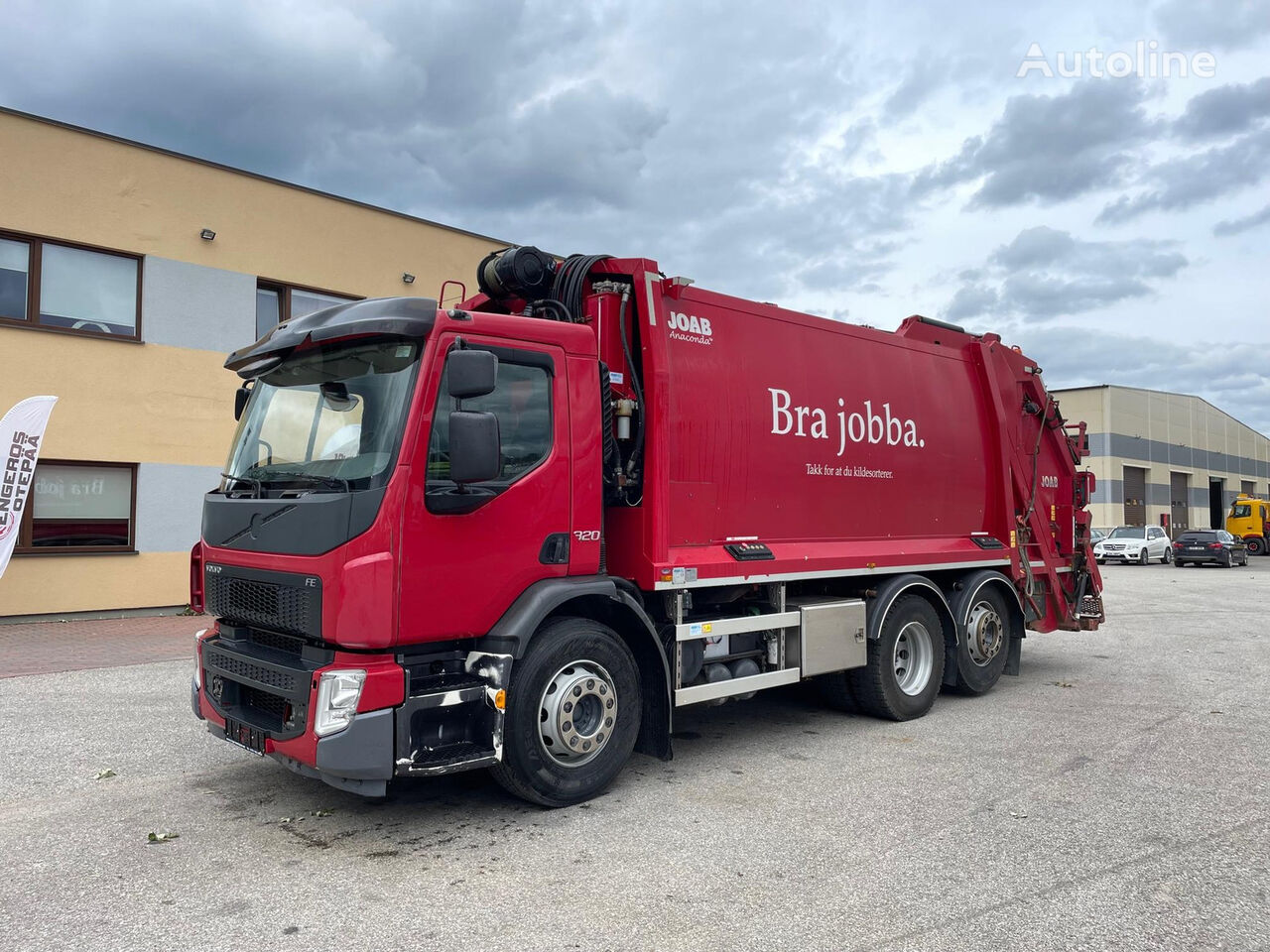 απορριμματοφόρο Volvo FE320 6X2*4 + JOAB PRESS 19,9 M3