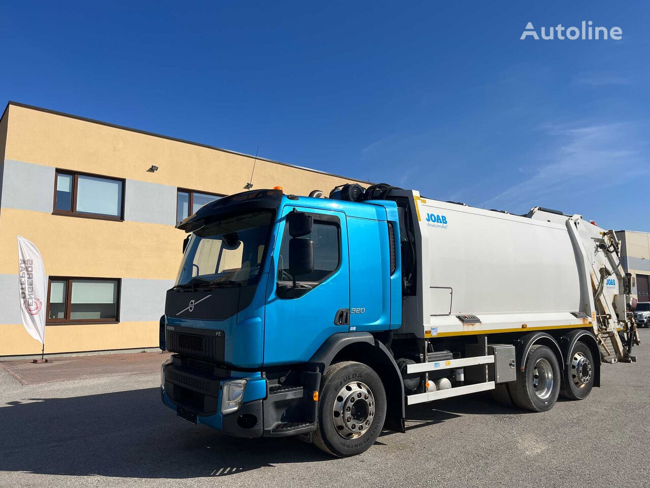 شاحنة جمع ونقل النفايات Volvo FE320 6x2*4 EURO6 JOAB PRESS 16,4m3 + WEIGHT SYSTEM + VINCH