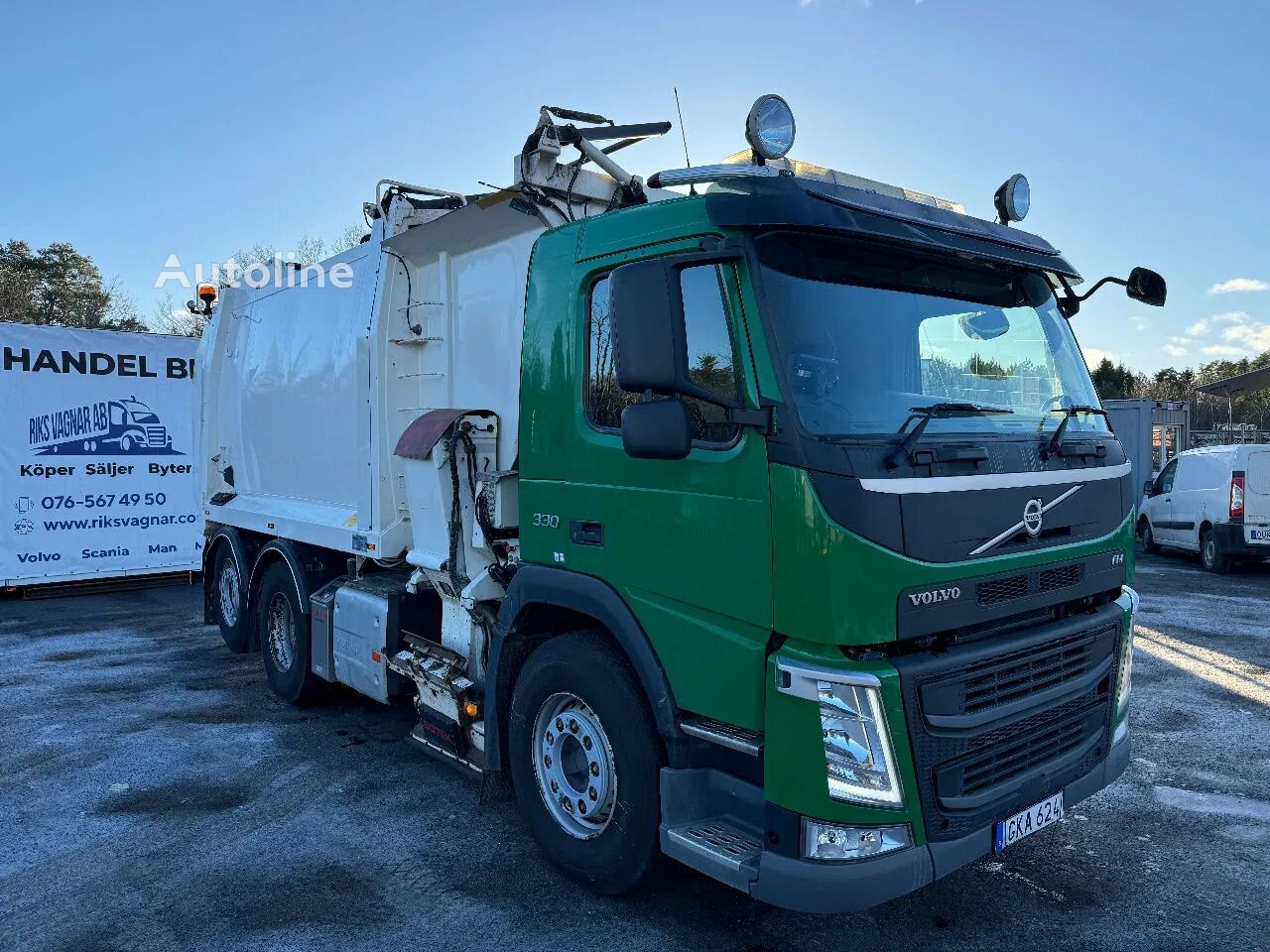 боклукчийски камион Volvo FM 330 2-compart. Garbage-truck, RHD, 2014