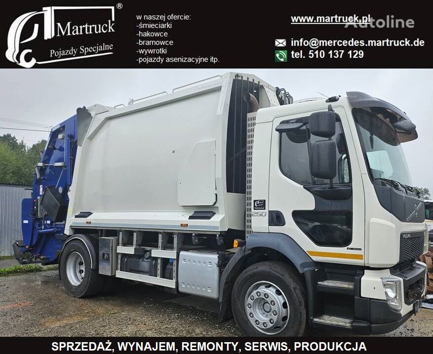 боклукчийски камион Volvo Fl,  4x2 śmieciarka 1 komorowa, po. 120-1100L, gwarancja, serwis