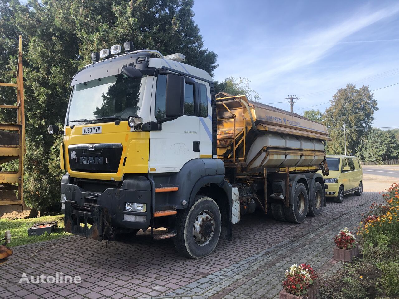 пескоразбрасыватель MAN TGS 26.320 6x6 Econ gritter