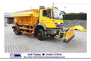 Mercedes-Benz 1824 18 TON 4X4 ECON BODY GRITTER C/W PLOUGH esparcidor de arena