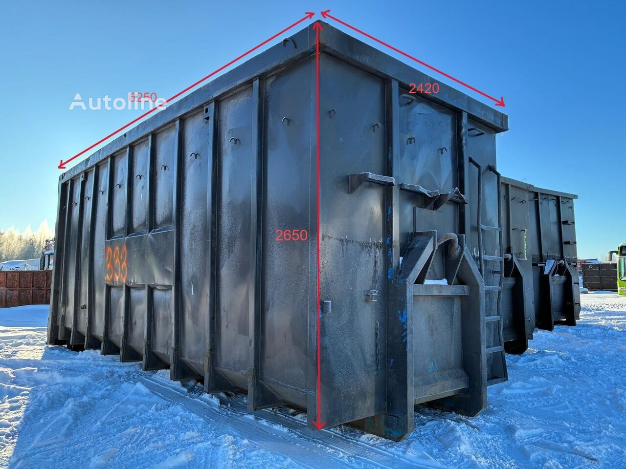 HOOKLIFT CONTAINER 6250 MM KONKSLIFTI KONTEINER - Autoline