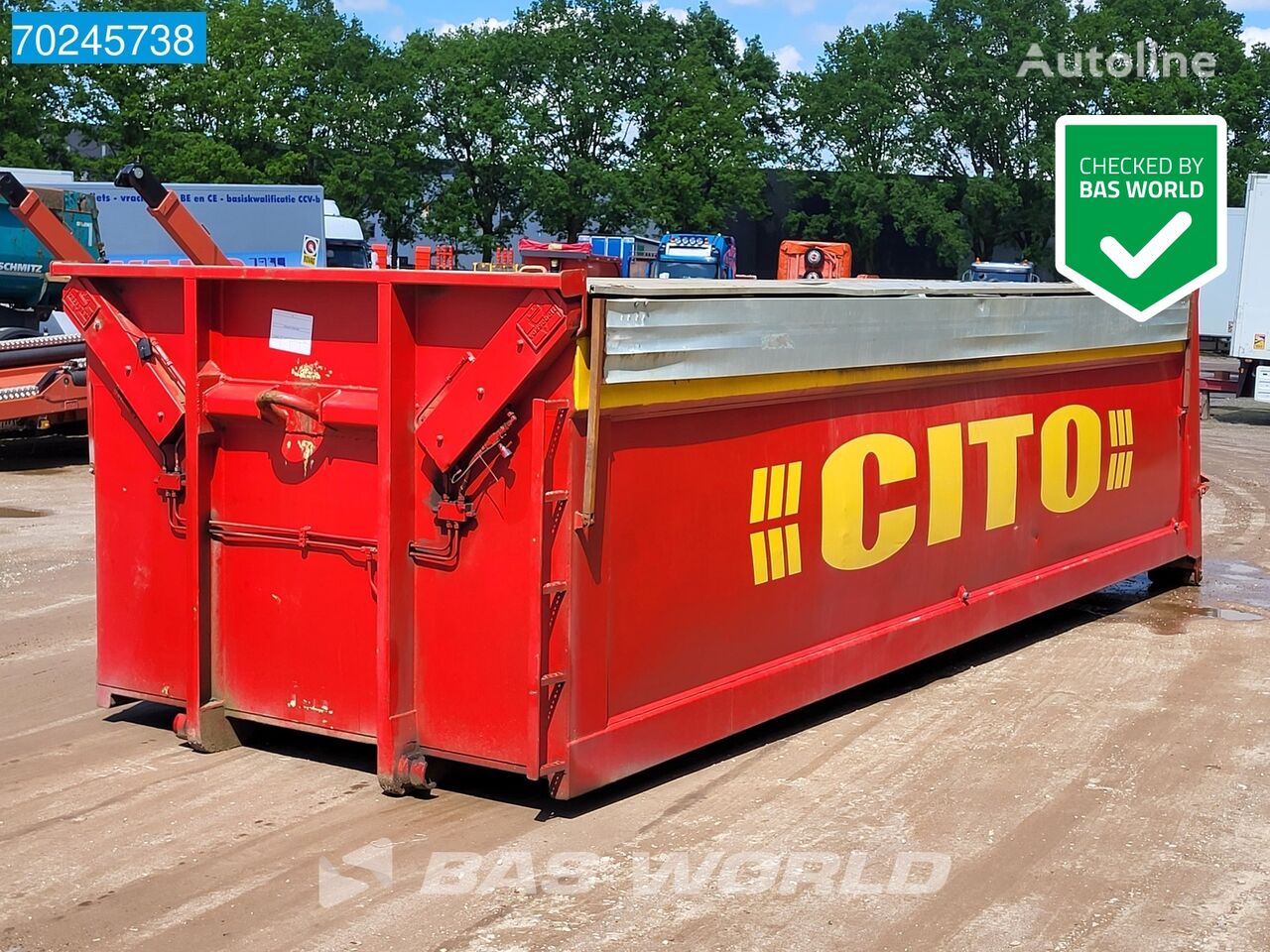 kontajner pre hákový nakladač Vossebelt 1 4X2 Vossebelt container