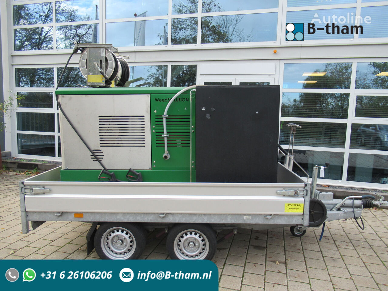 Mantis BioMant Onkruid Stoommachine Electrisch + LPG other municipal vehicles