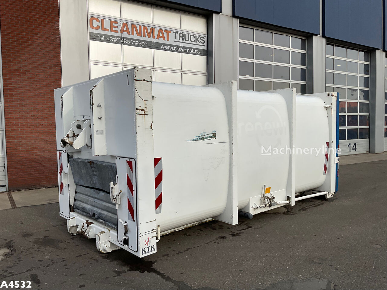 Пресс-контейнер KTK 23m³ Zijlader container - Autoline