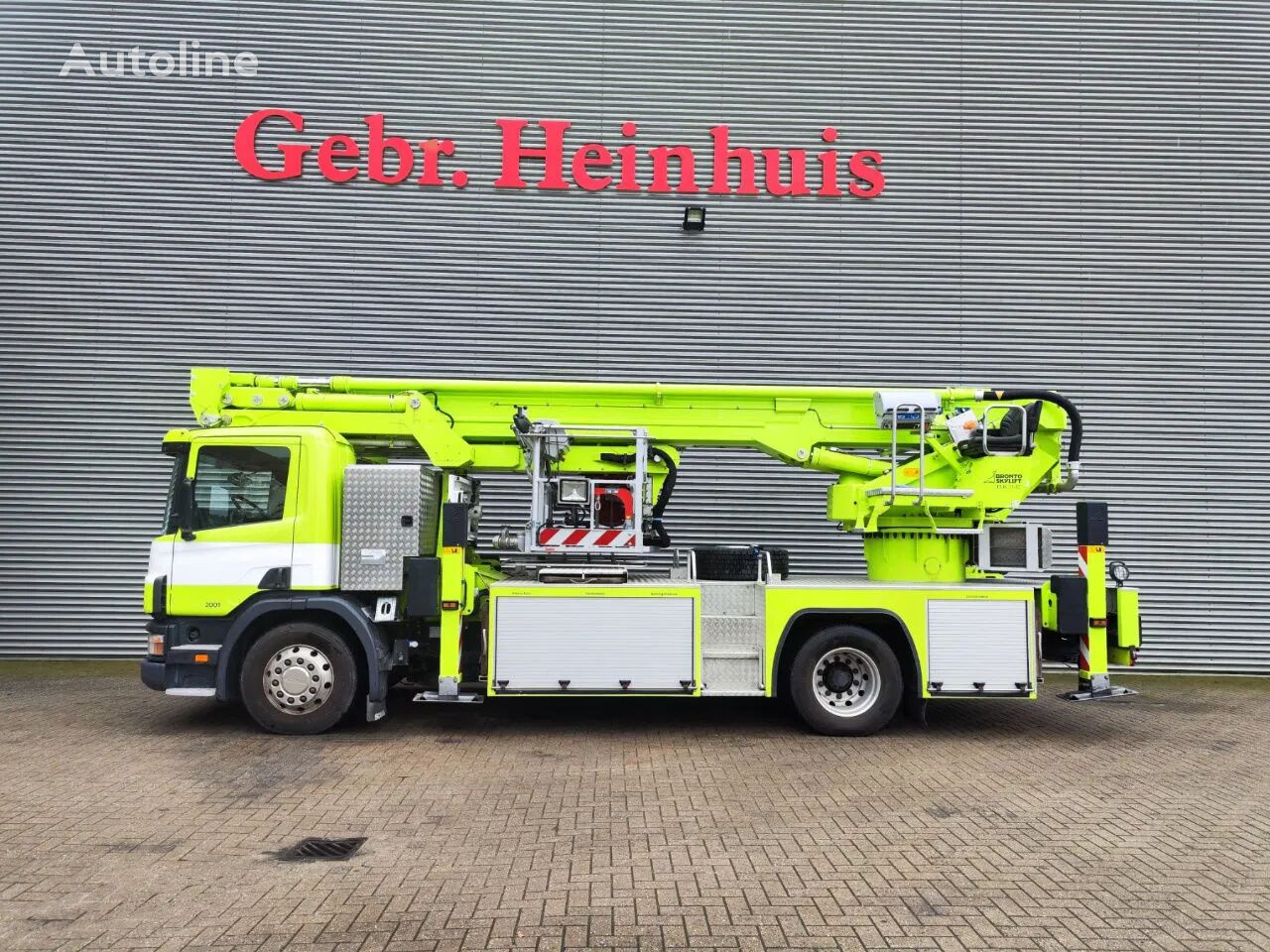 Scania 124L 420 4x2 Bronto Skylift F32 MDT 2000 rescue hydraulic platform