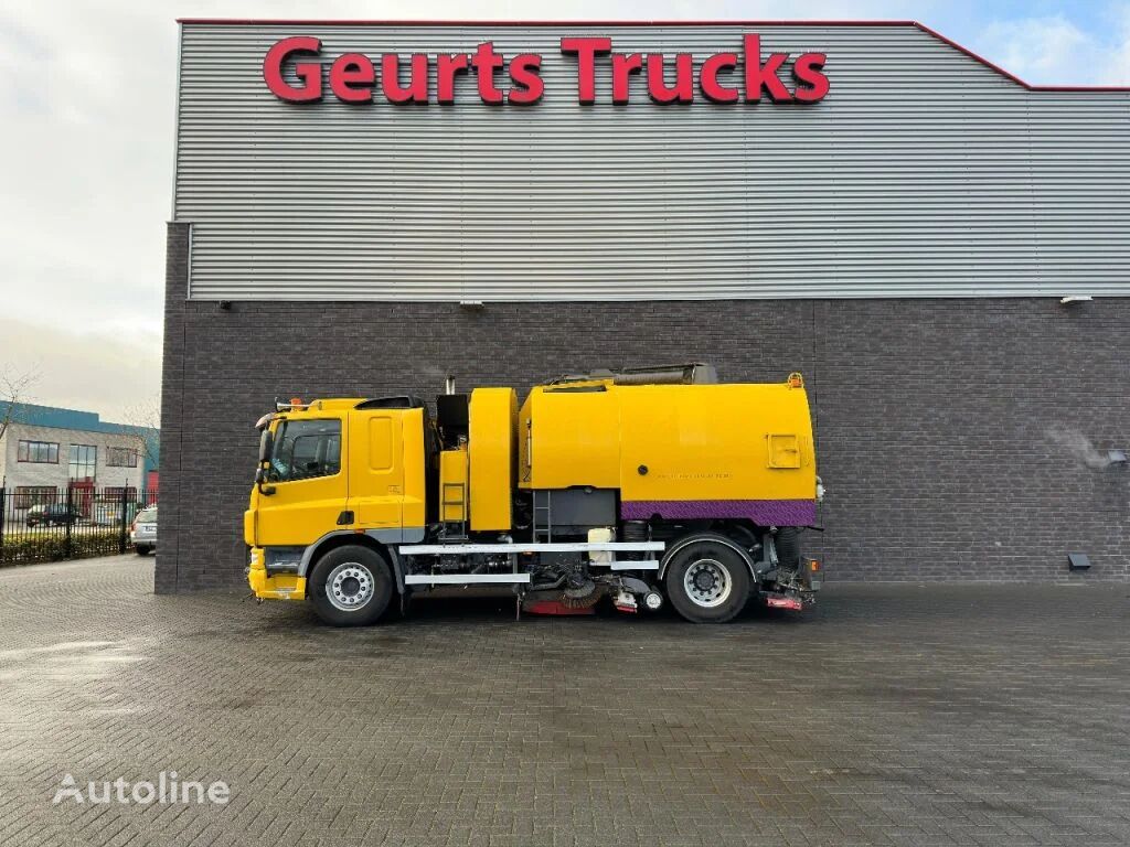 DAF CF 75.250 4X2 + JOHNSTON VT800 SWEEPING TRUCK/ KEHRMASCHINE/VEEG barredora