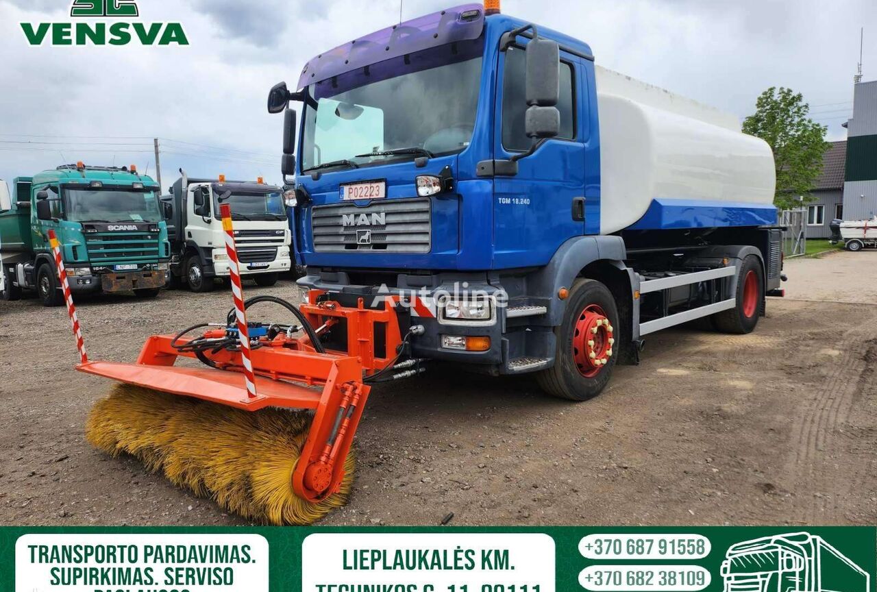 MAN TGM 18.240  road sweeper