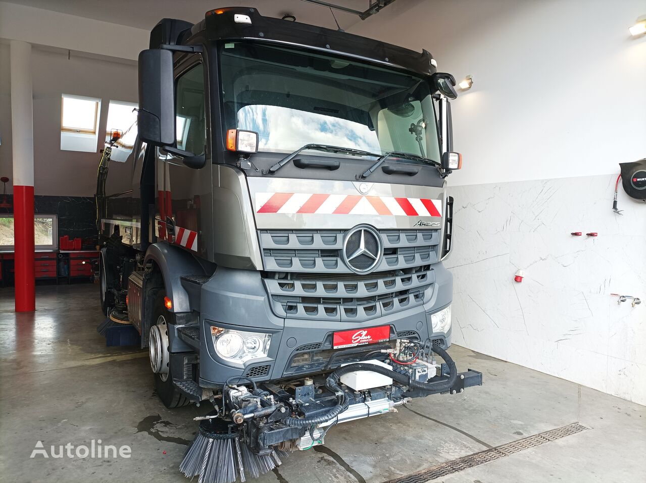 Mercedes-Benz Arocs FAUN Viajet 7R/L H/HS Zamiatarka Kehrmaschine Rotationswäs road sweeper