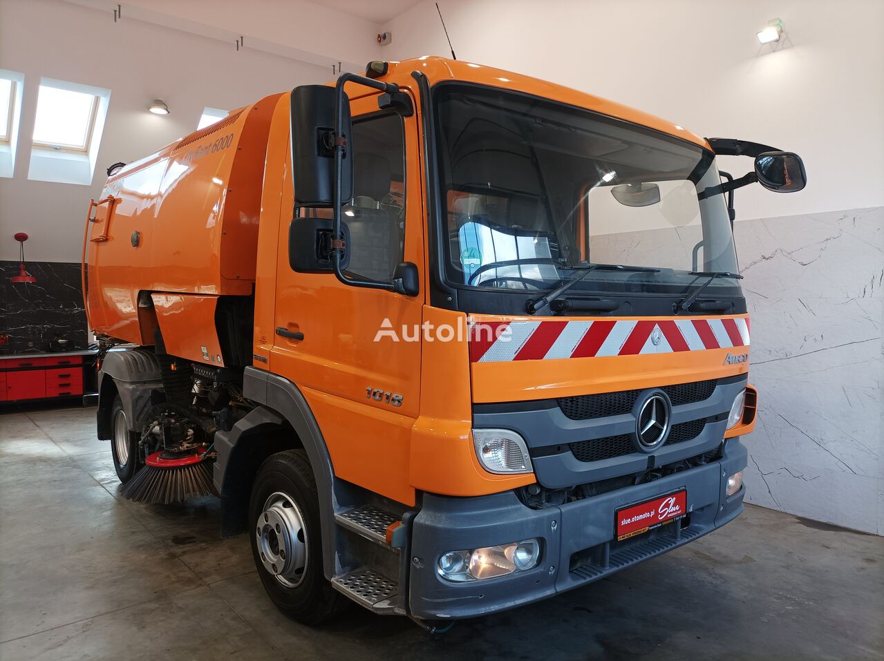 Mercedes-Benz Atego 1018 BUCHER Zamiatarka Kehrmaschine L/R PM10 2 Motor - Autoline