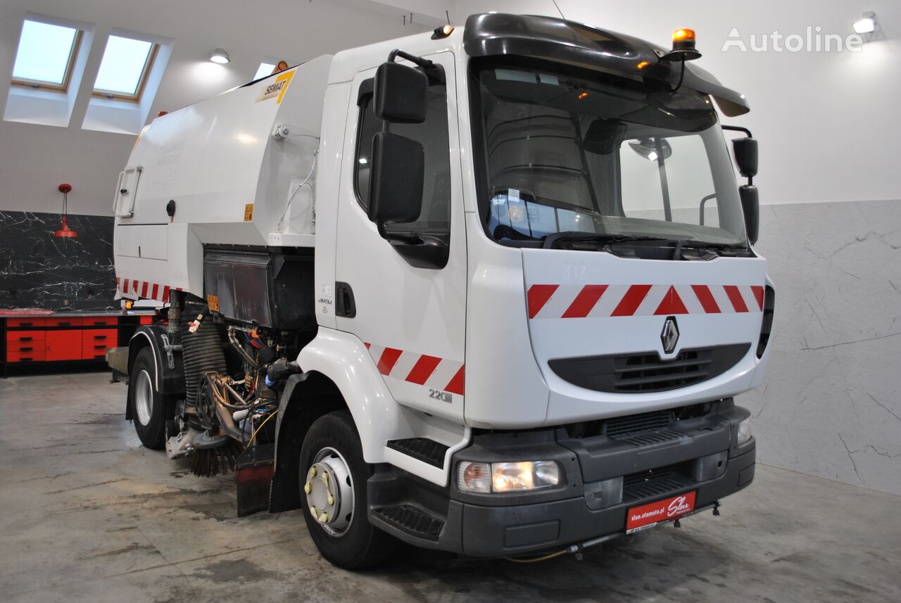 balayeuse Renault Midlum 220 Zamiatarka Kehrmaschine Johnston 2014r 2770Mth Euro5