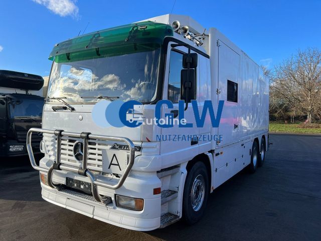 شاحنة تنظيف شبكات مياه الأمطار Mercedes-Benz ACTROS 2635 6x4 SAUG-/SPÜLWAGEN*BLATTFEDERUNG