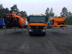 Mercedes-Benz ACTROS 2636 6x4 WUKO + MUT SAND MACHINE FOR CHANNEL CLEANING hogedrukspoelwagen