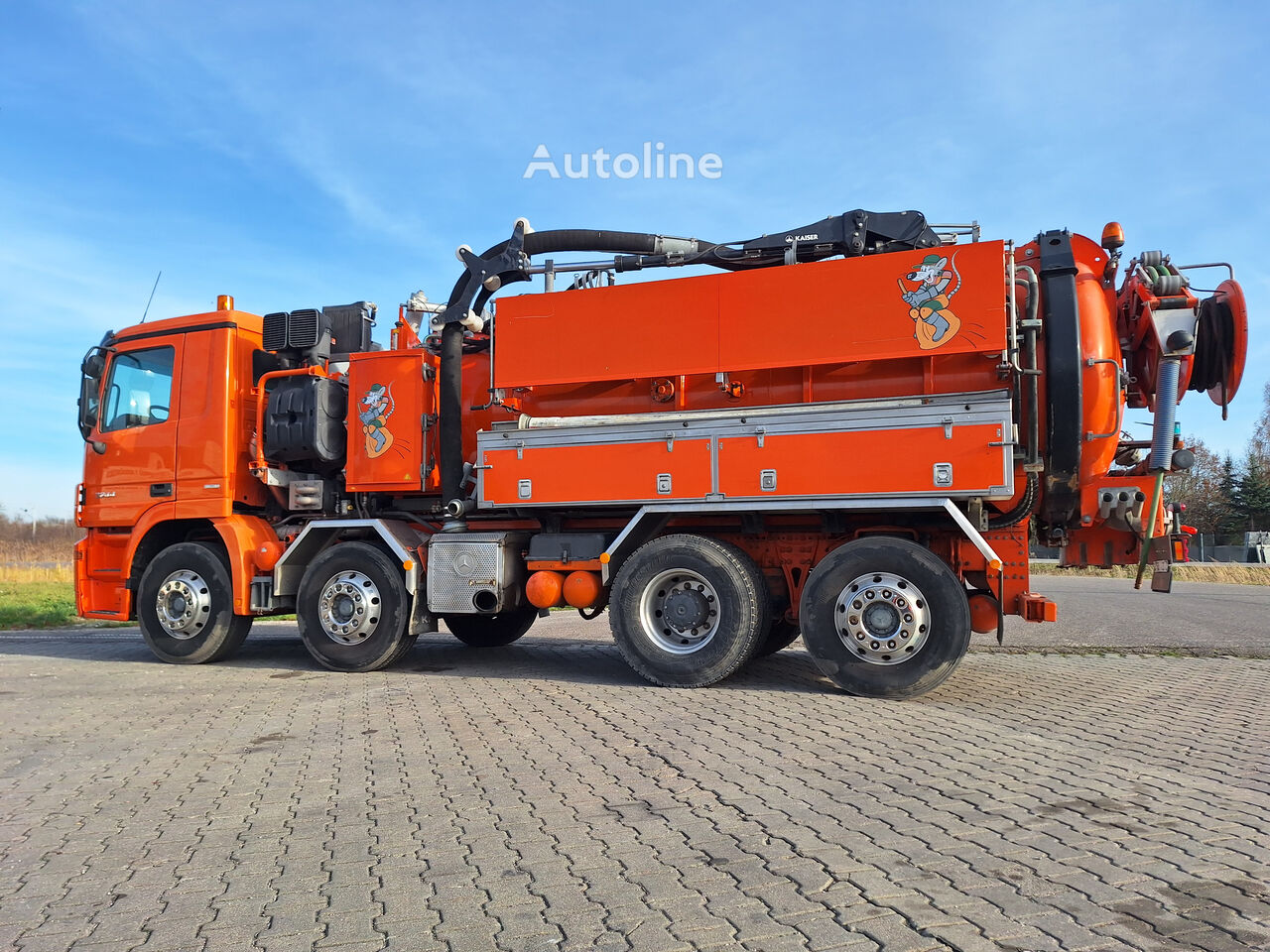 Mercedes-Benz ACTROS 3244 sewer jetter truck - Autoline
