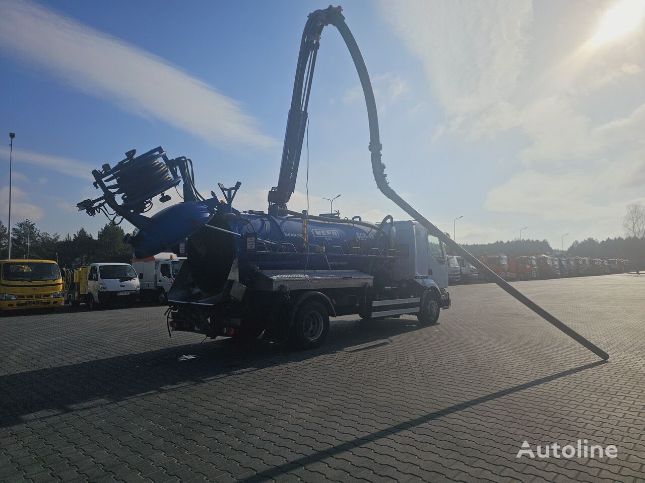 Renault Midlum WUKO SCK-4z for collecting waste liquid separator Kanalspülfahrzeug