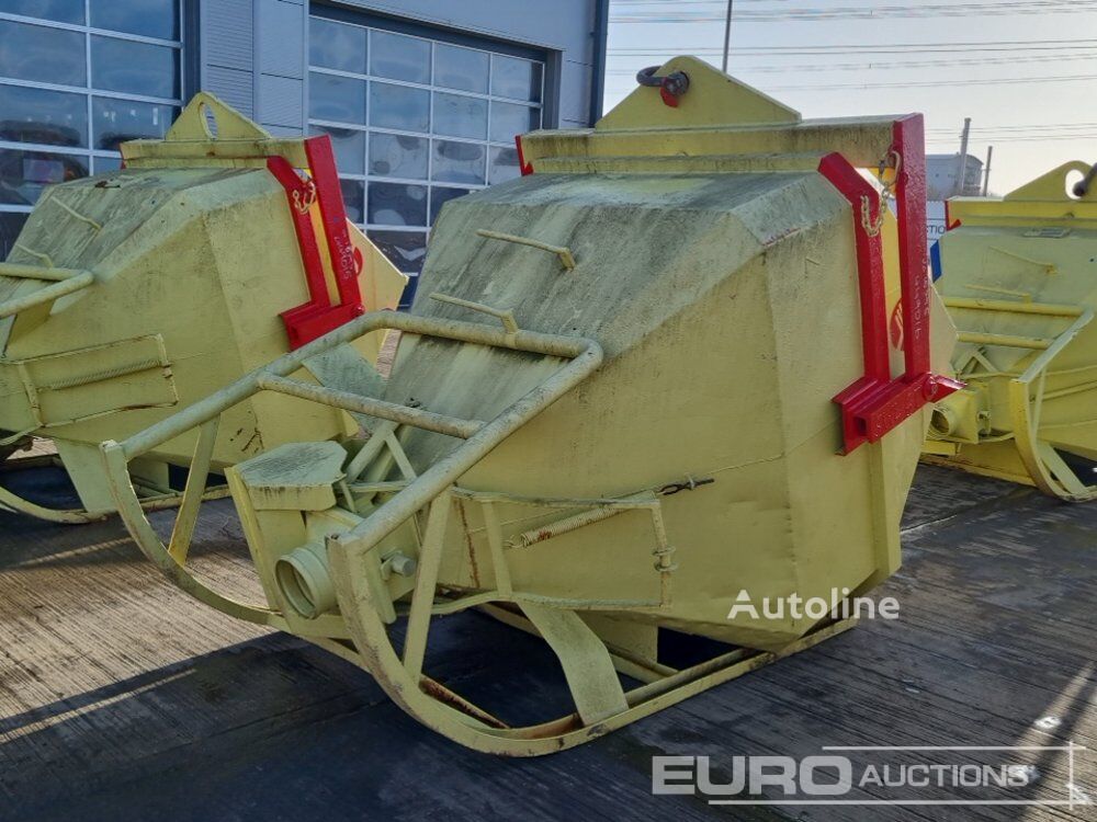 폐기물 컨테이너 Conquip Concrete Pouring Skip to suit Crane