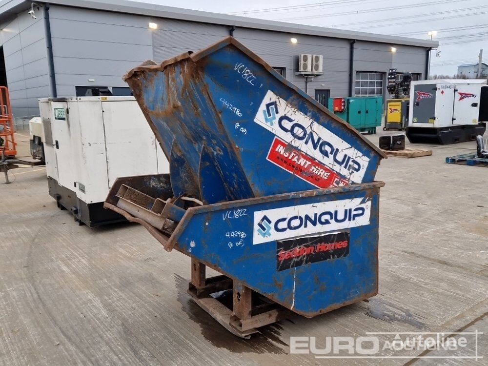 veľkokapacitný kontajner Conquip Tipping Skip to suit Forklift (2 of)