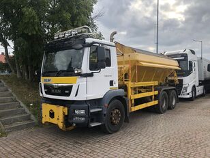 MAN TGM 26.340 6x4 gritter econ piaksrka solarka pług euro6 snow removal machine