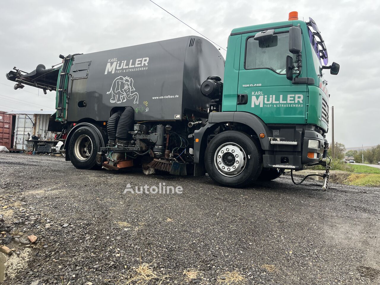 MAN 15.240 street vacuum cleaner for sale | Autoline IE MAN 15.240 street vacuum cleaner - Autoline