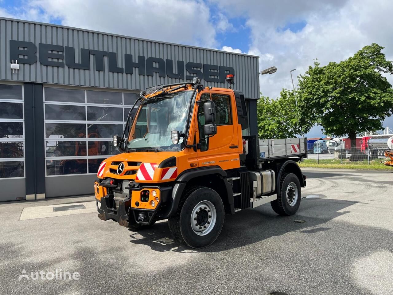 معدات المرافق العامة Mercedes-Benz Mercedes Benz Unimog U 430 mit EAS , Tempomat Kriechgänge