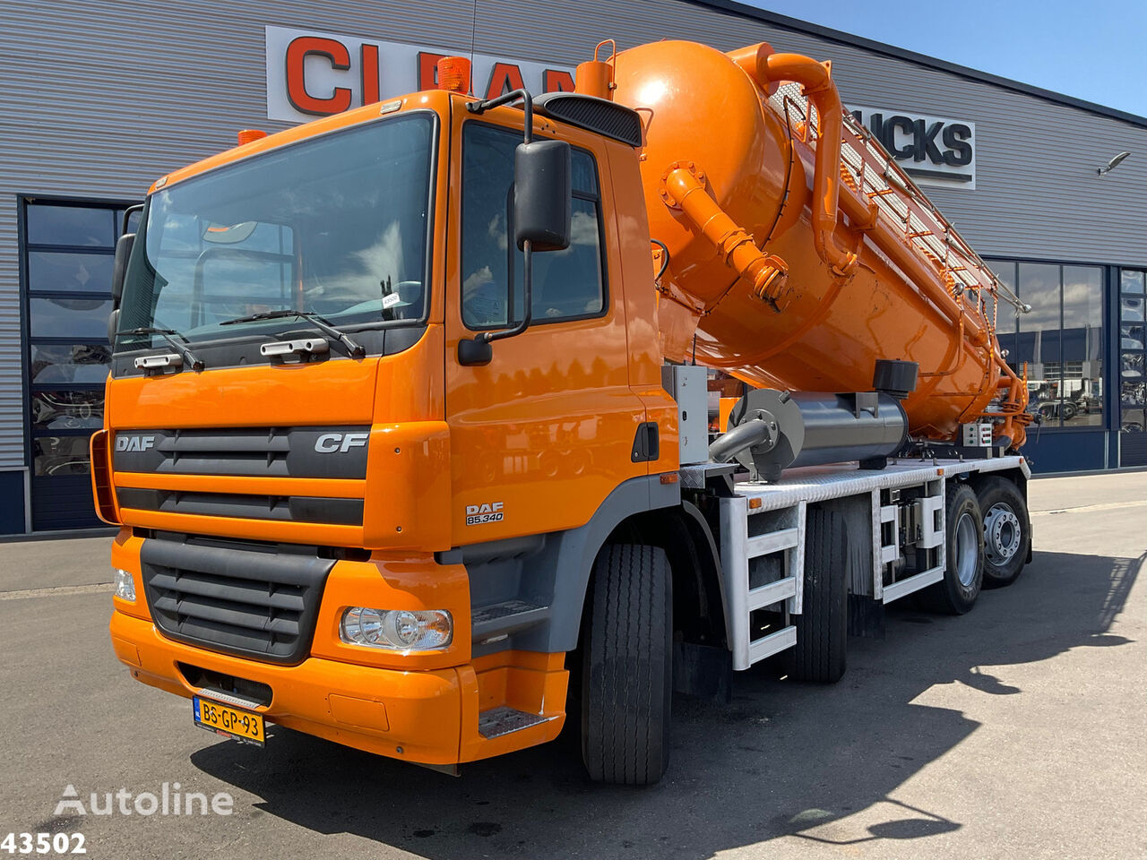 DAF FAX 85 CF 340 Droge stoffen blaas installatie Just 21.613 km! spuler