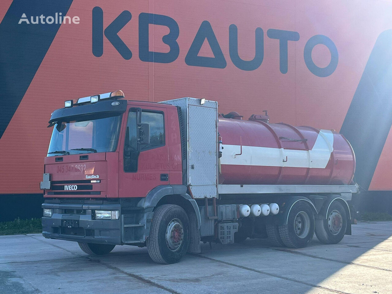 진공흡입차 IVECO EuroTech 260E31 6x2 TANK 9500 l / VACUUM Moro PM200 year 2019