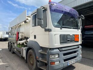 xe tải h&uacute;t ch&acirc;n kh&ocirc;ng MAN 26.364 Vacuum tank,saug,dr&uuml;ck,13.000 l,manual,pump,Inox,6X4