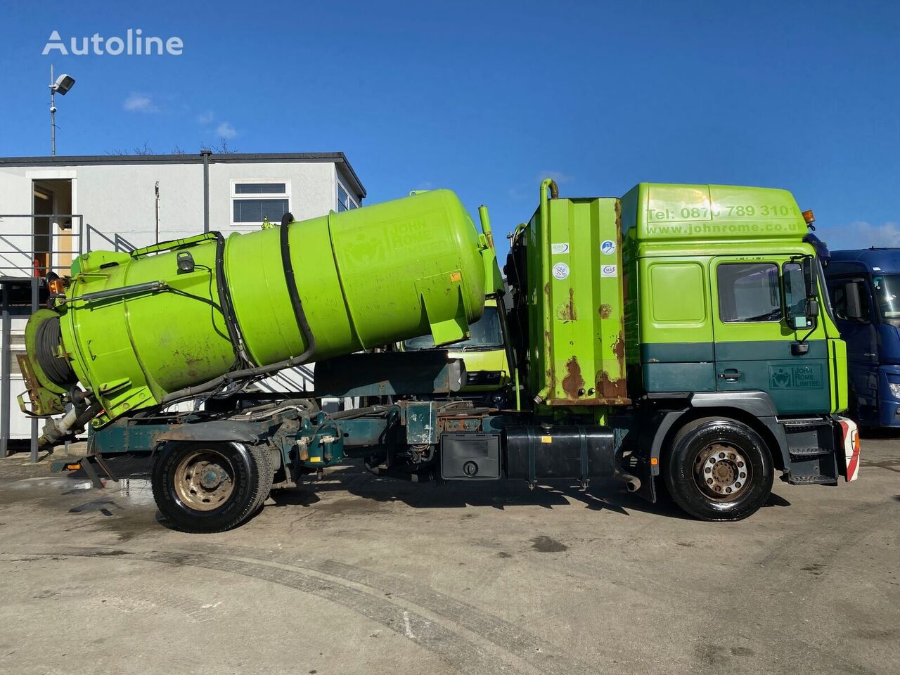 camião aspirador MAN TGA 18.225 Vacuum Tanker