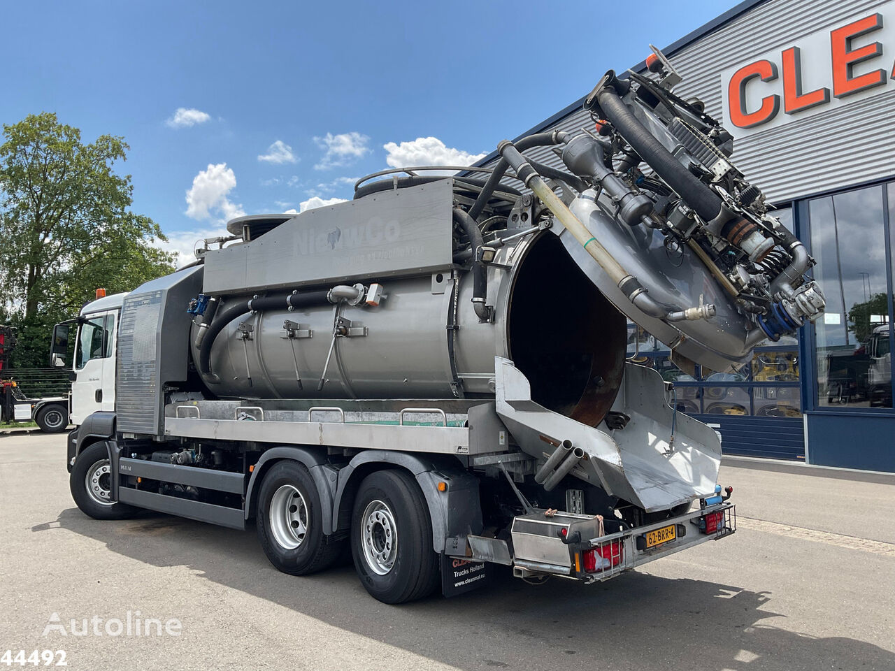 شاحنة شفط مياه المجاري MAN TGS 28.440 FFG Flensburger 12,5m³ Saug/Spul combi Waterrecycling