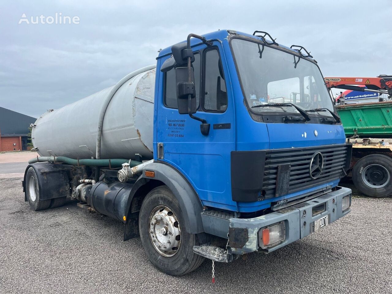 Mercedes-Benz 1420 Vacuum tanker 6 cylinder manual vacuum truck