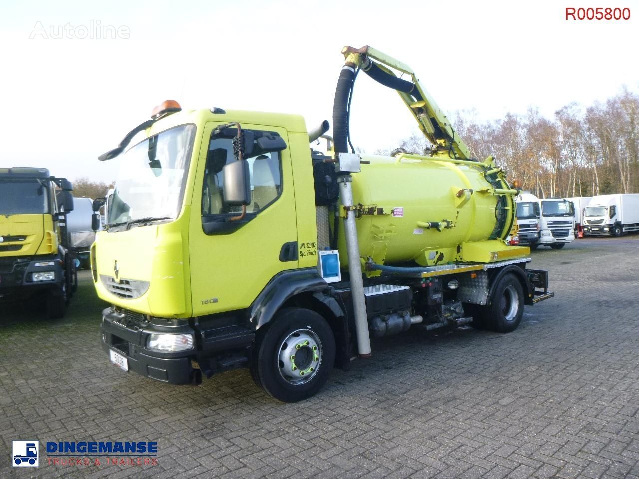 Renault Midlum 180.14 dxi 4x2 RHD Euro 5 vacuum tank 6.1 m3 vacuum truck