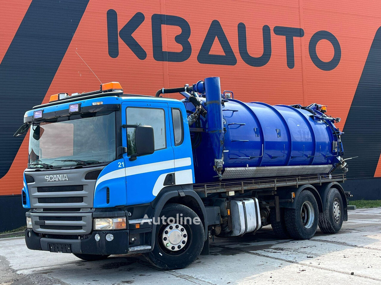 Scania P 420 6x2*4 ADR TANK INTERCONSULT 14230 l / VACUUM Pagani MEC 80 バキュームカー販売用 | Autoline JP Scania P 420 6x2*4 ADR TANK INTERCONSULT 14230 l / VACUUM Pagani MEC 80 バキュームカー - Autoline