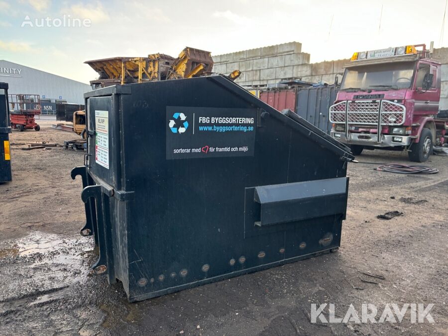 Container täckt 6 m Stora BM waste container