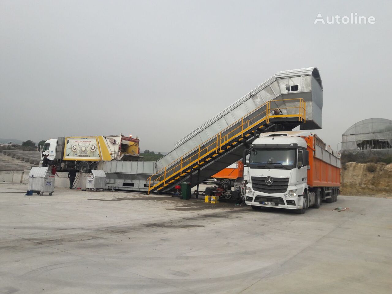 nová triediareň odpadu EMS Mobile Waste Transfer Station