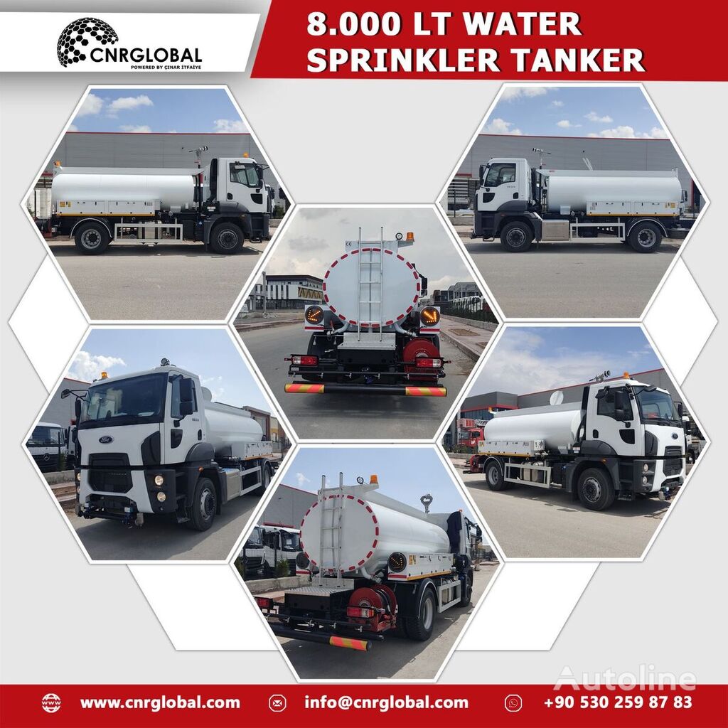 جديدة شاحنة رش المياه Ford 8.000 LT WATER SPRINKLER TANKER / 2024