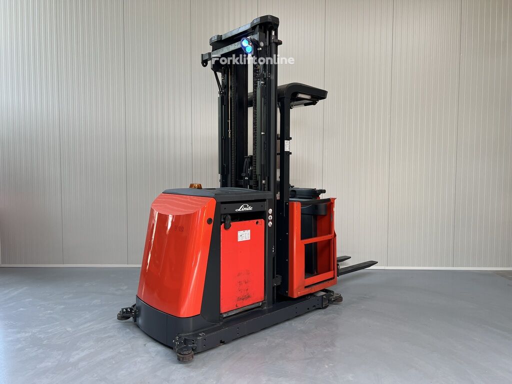 بيع رافعة ترتيب البضائع Linde V 12 - Rail Guidance !! Cabin 1000 MM !! DOUBLE steering !! Trip | Forkliftonline رافعة ترتيب البضائع Linde V 12 - Rail Guidance !! Cabin 1000 MM !! DOUBLE steering !! Trip - Forkliftonline