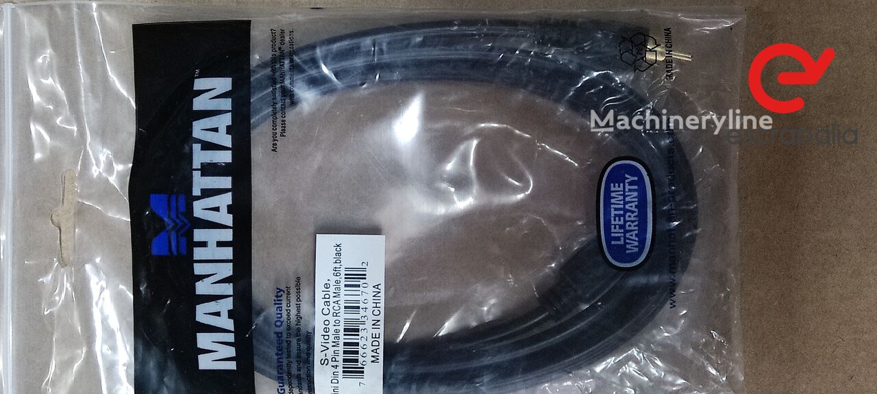 50 cables Manhattan S-Video M/RCA 1.80mts other industrial equipment - Machineryline