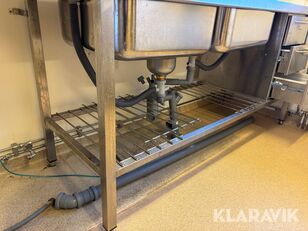 autre mat&eacute;riel industriel Idesta Rostfri diskb&auml;nk Idesta med blandade och munstycke