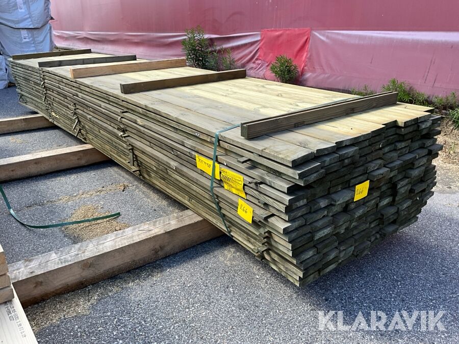 Autre matériel industriel Virkespaket Tryckimpregnerat trallvirke 28x120 826löpmeter - Machineryline