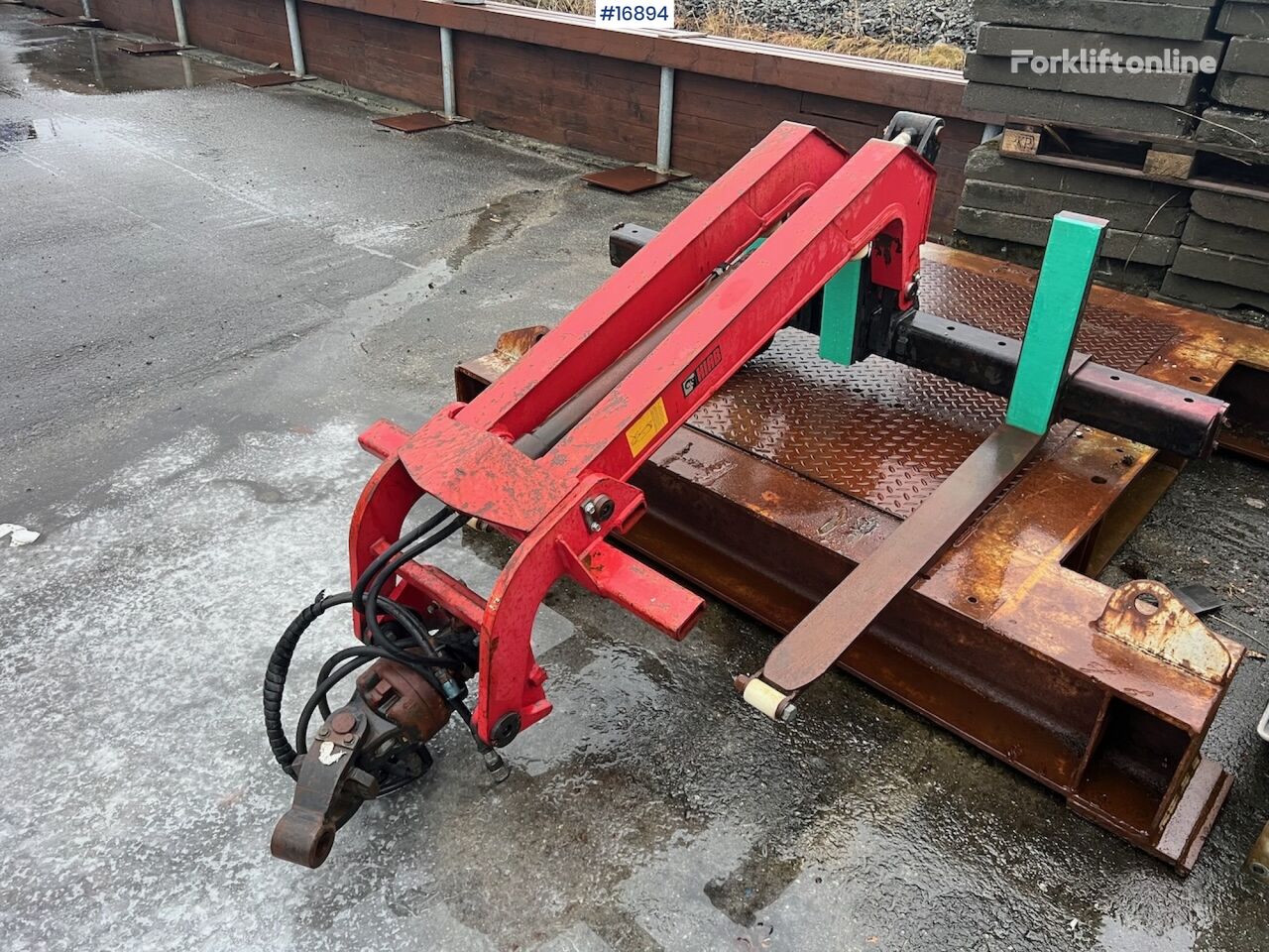 شاخک لیفتراک HIAB Rotator and hydraulic tilt