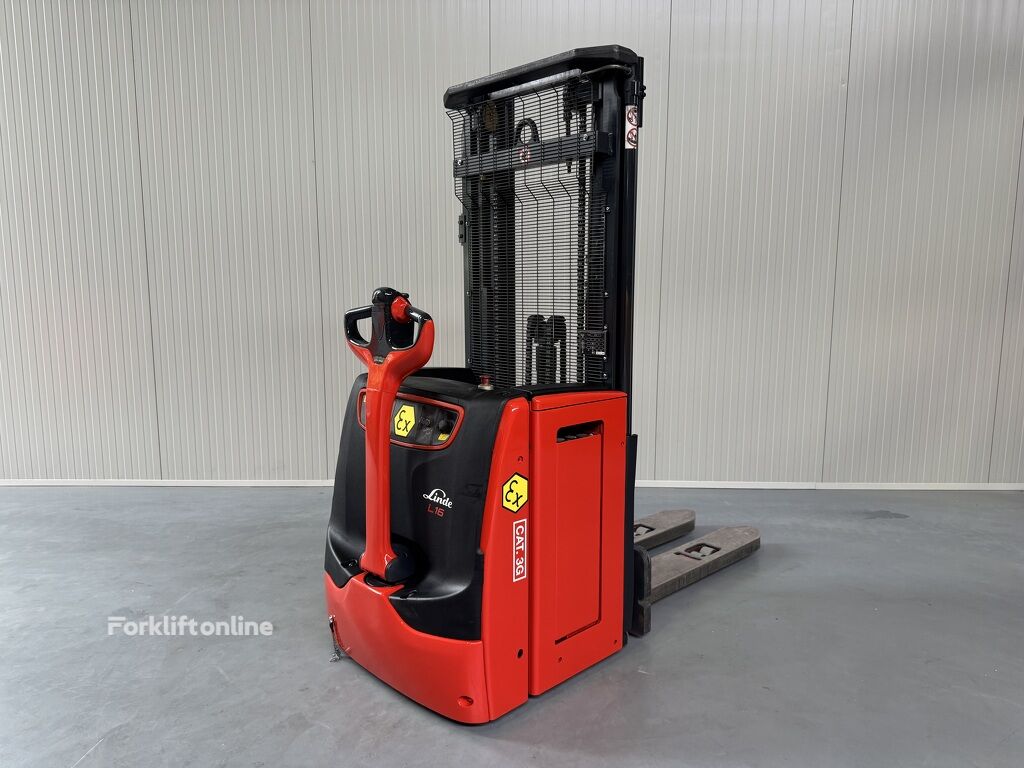 Transpaleta electrica cu catarg Linde L 16 - Atex Pyroban EX 3G / Zone 2 * Triplex FFL !! DEMO !! de vânzare | Forkliftonline MD Transpaleta electrica cu catarg Linde L 16 - Atex Pyroban EX 3G / Zone 2 * Triplex FFL !! DEMO !! - Forkliftonline