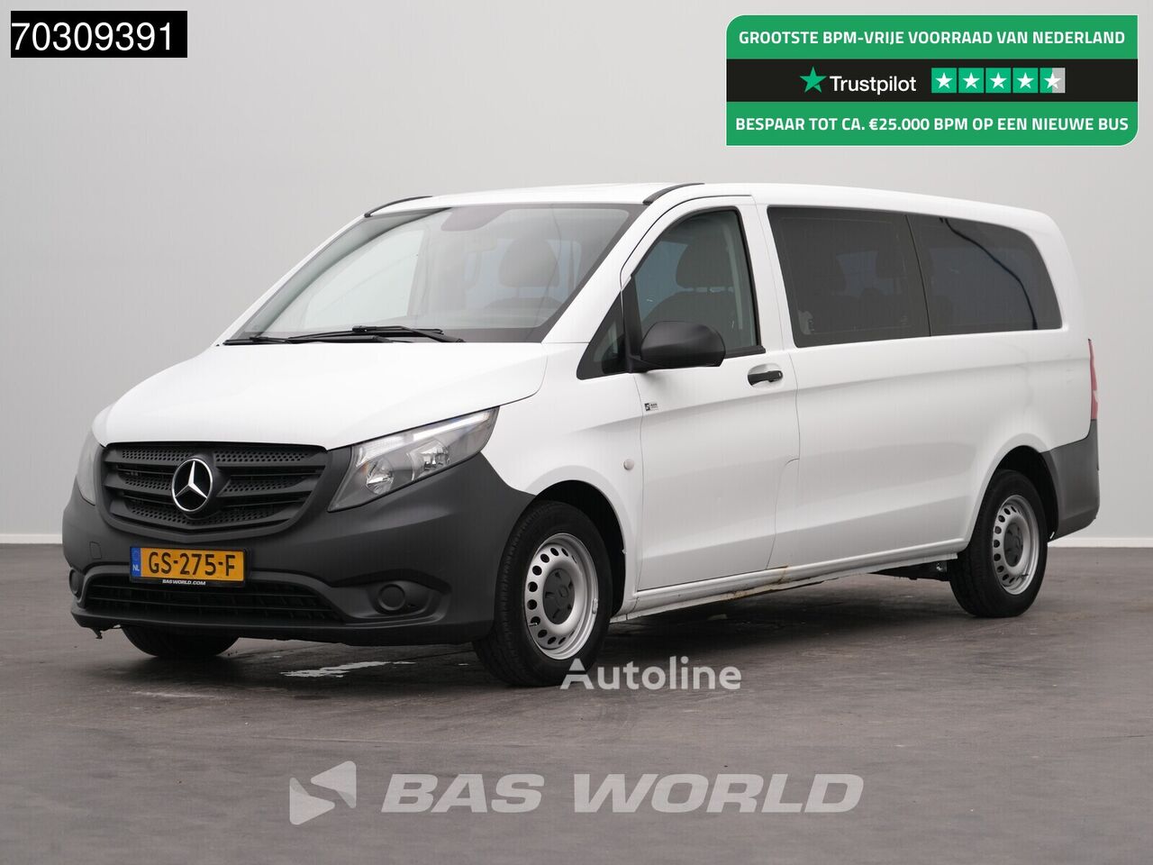 Mercedes-Benz 106 CDI PersonenvervoerL3H1 Airco Euro6 TV Taxi Passenger Transp passenger van - Autoline