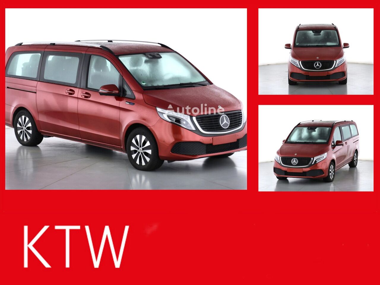 الميكروباصات لنقل الركاب Mercedes-Benz EQV 300 lang,7Sitze,2xSchiebetür,Schiebedach,LED - Autoline