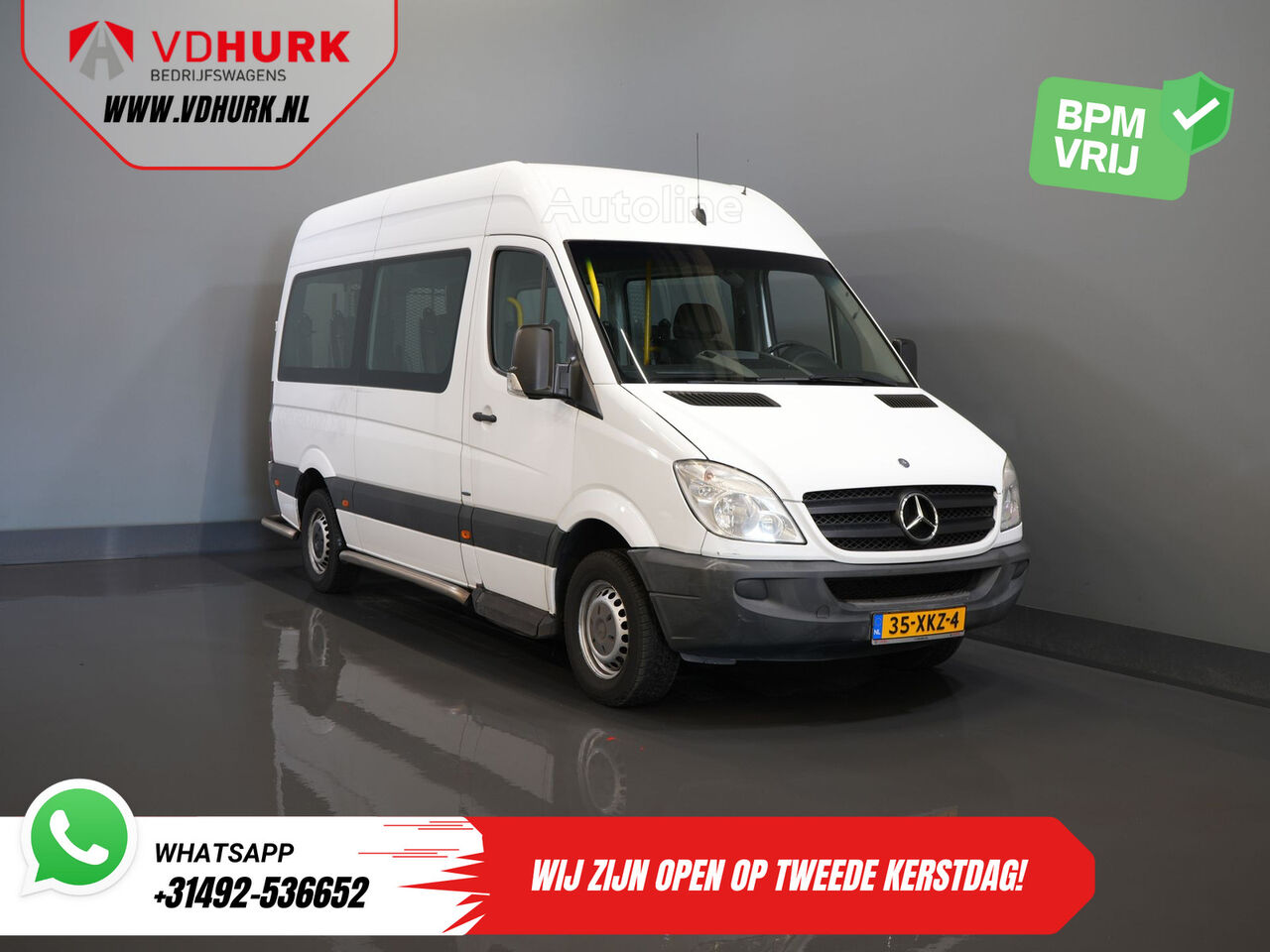 Fourgonnette de tourisme Mercedes-Benz Sprinter 313 2.2 CDI L2H2 €9.922 Incl. BTW BPM VRIJ! EXPORT Comb - Autoline