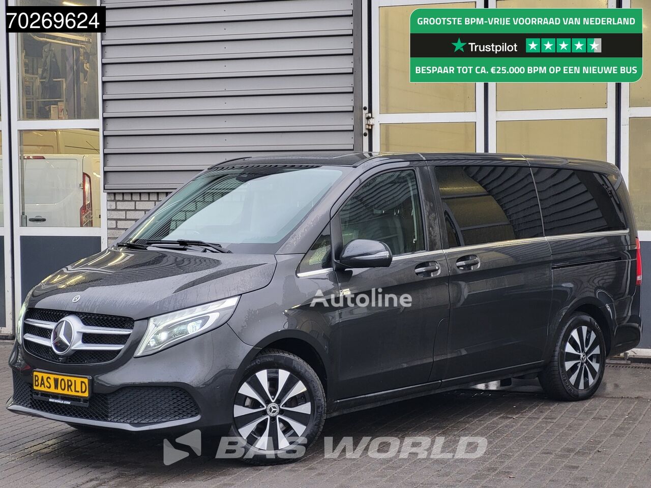 Mercedes-Benz V-Klasse 220 L2H1 Leder Camera Navi Trekhaak PDC Airco Cruise Ca Kleinbus