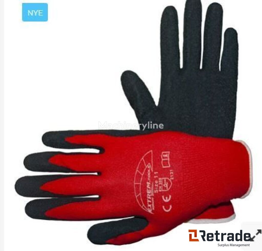 240par. Latexbelagte polyester arbeidshansker str.11 personal protective equipment