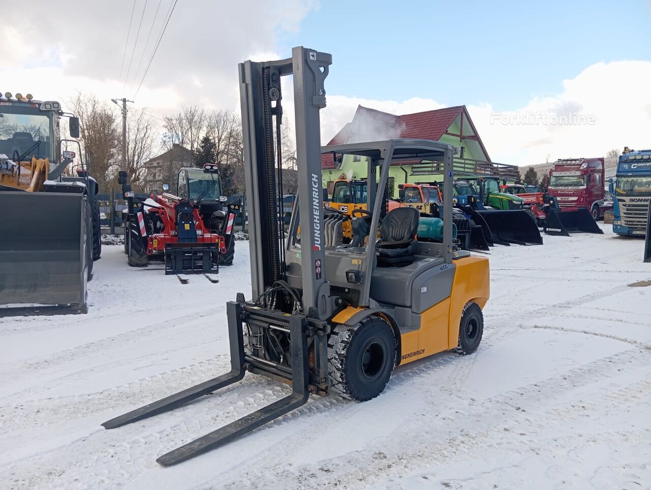 Jungheinrich TFG 435 petrol/gas forklift