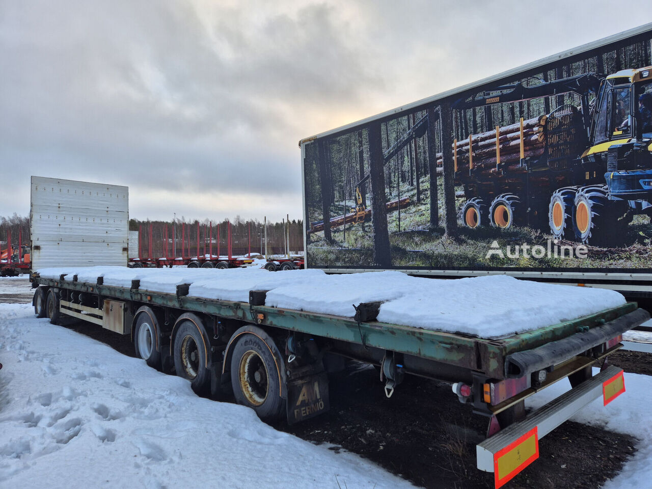 AM perävaunu platform semi-trailer