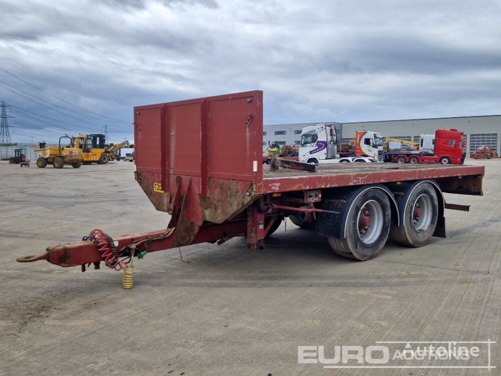 Abel 2011 Abel demountable Twin Axle Flatbed Trailer, Draw Bar, Air B platform semi-trailer